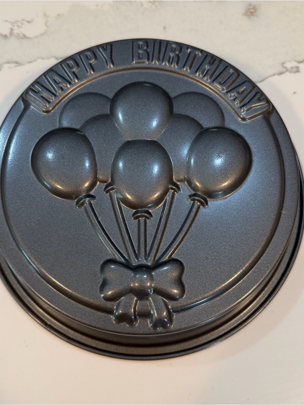 Happy Birthday Balloon Cake Pan - non stick